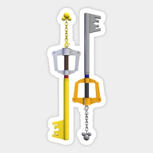 Kingdom Keys - Light and Dark Sticker